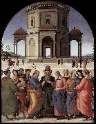 Pietro Perugino Marriage of the Virgin oil painting reproduction